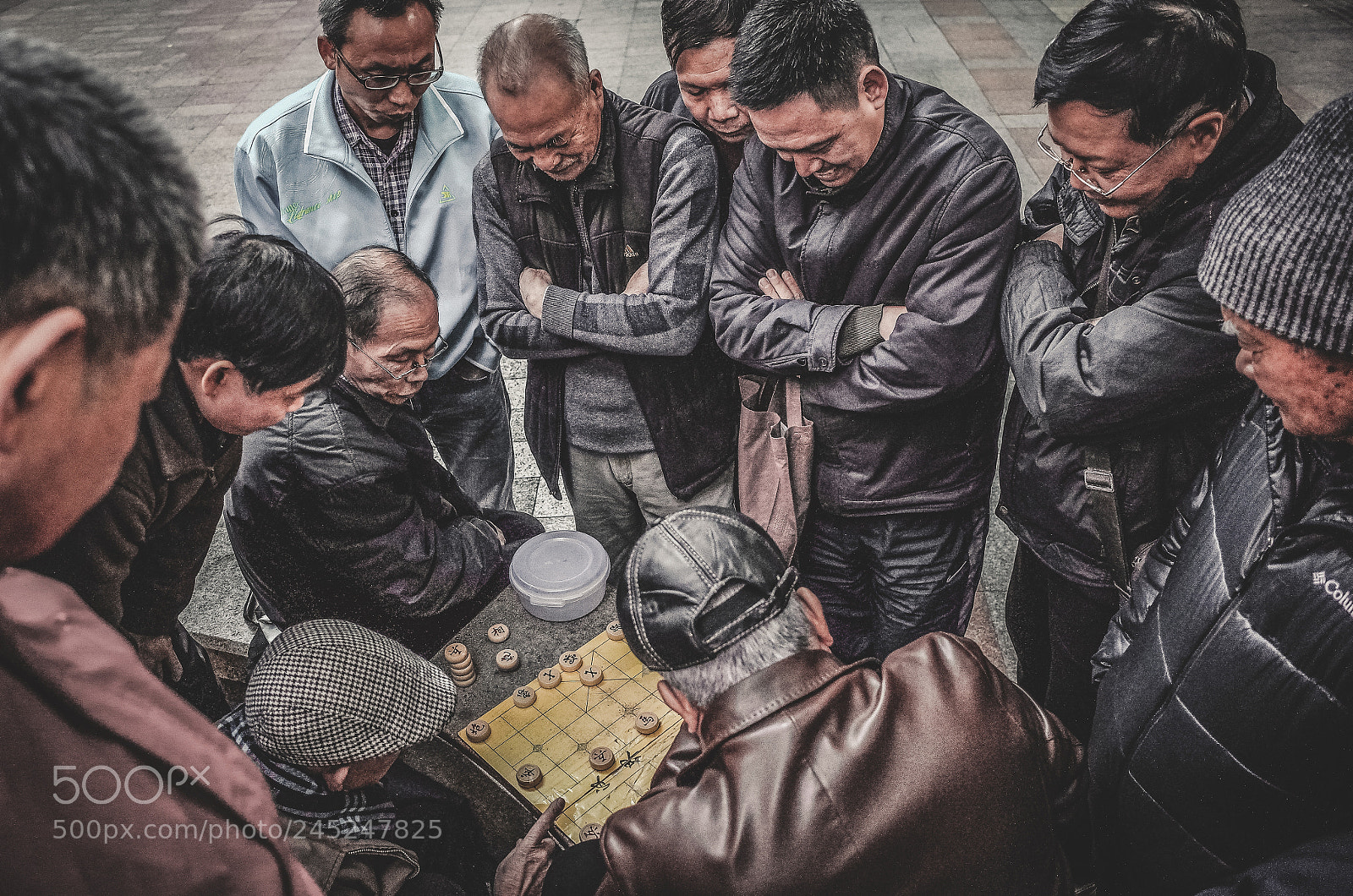 Ricoh GR II sample photo. Play chess photography