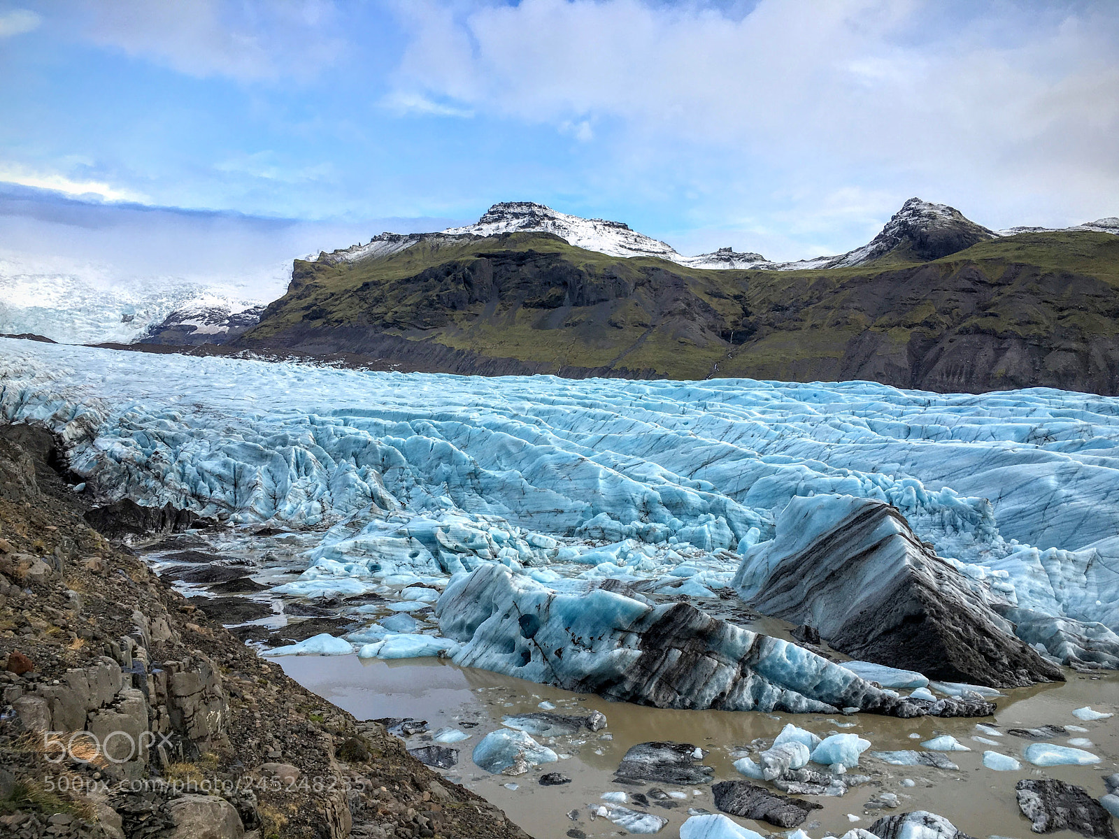 Apple iPhone 6s sample photo. Iceland glacier photography
