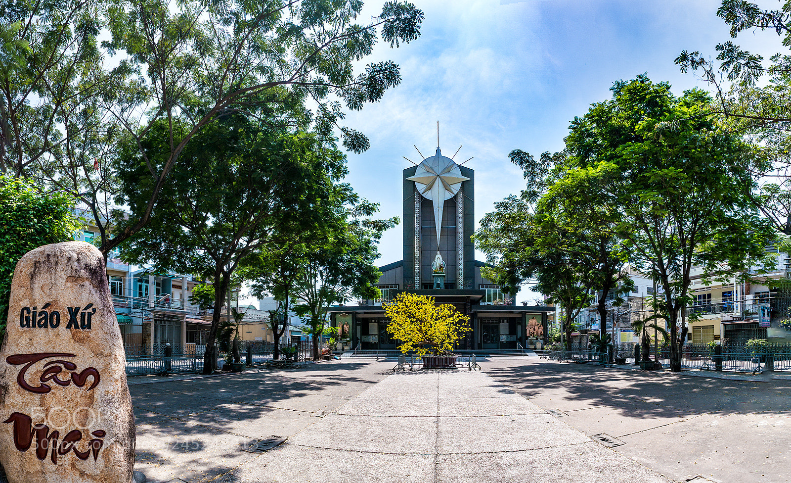 Sony Alpha NEX-6 sample photo. Panorama nha tho tm photography