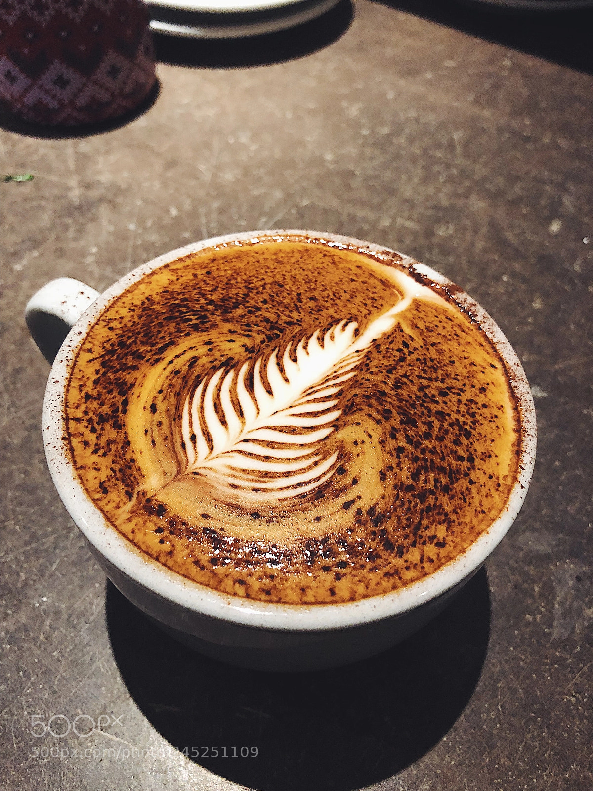 Apple iPhone 8 Plus sample photo. Latte art photography