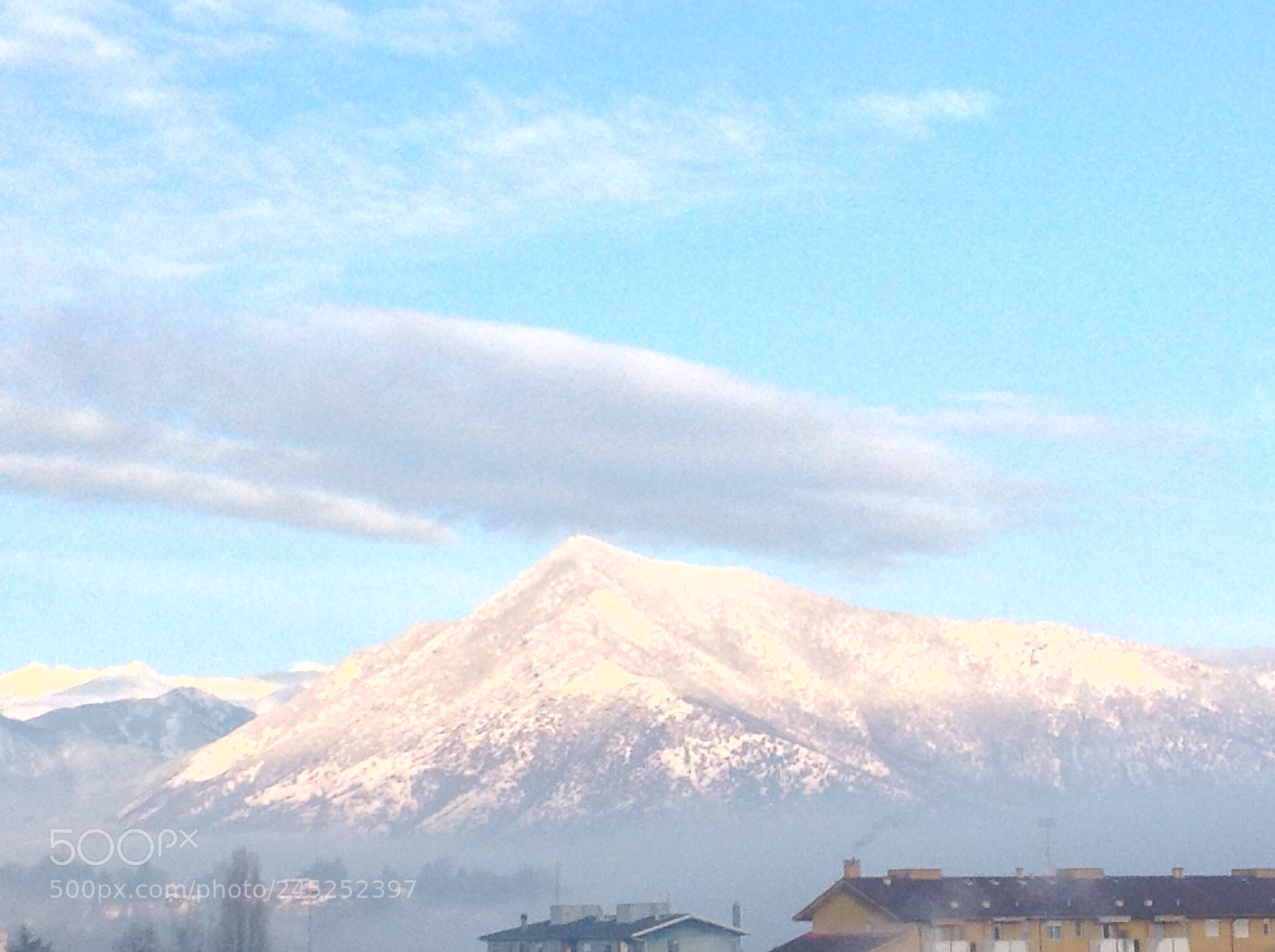 Apple iPad sample photo. Mountain photography