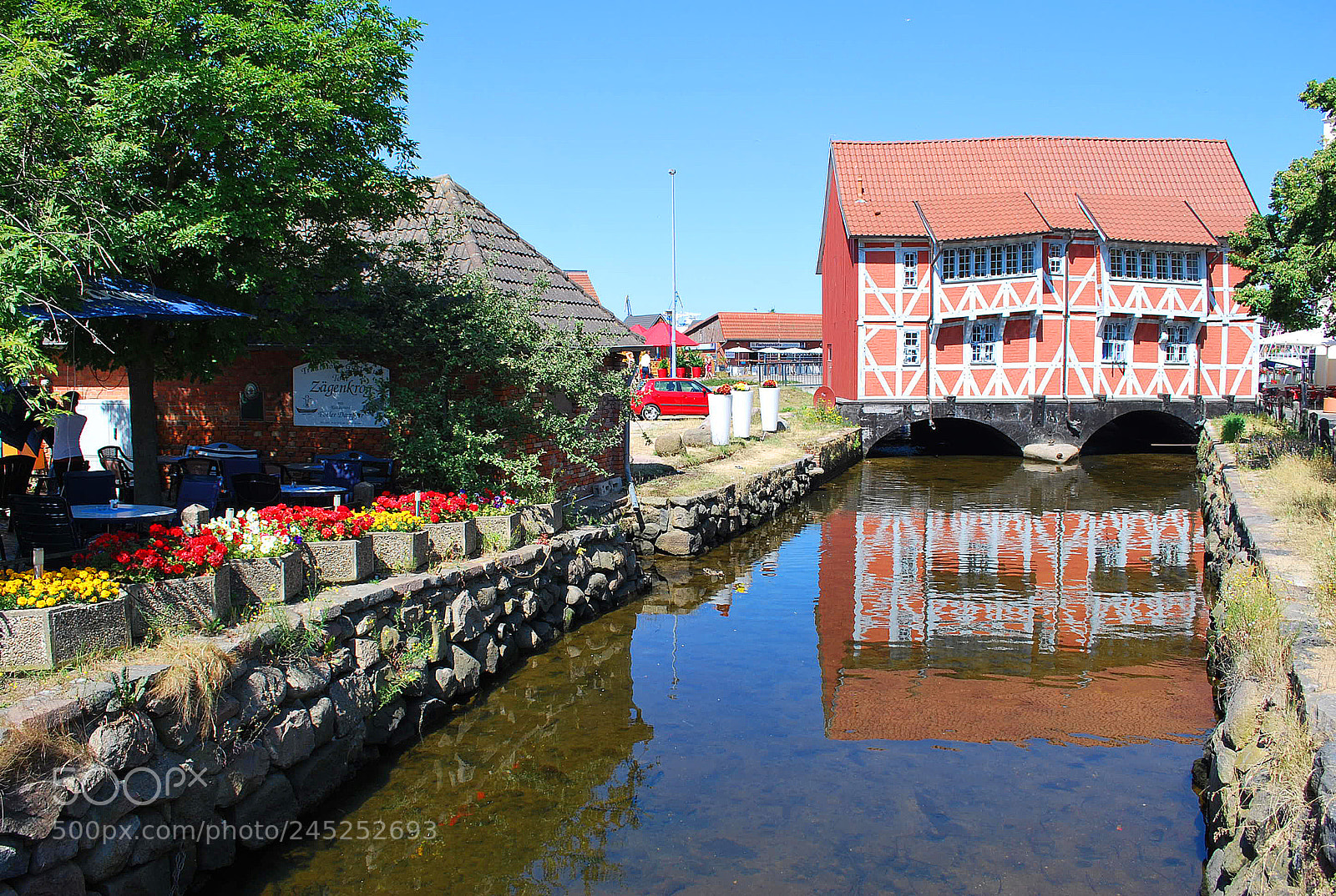 Nikon D60 sample photo. Cityscape of wismar photography