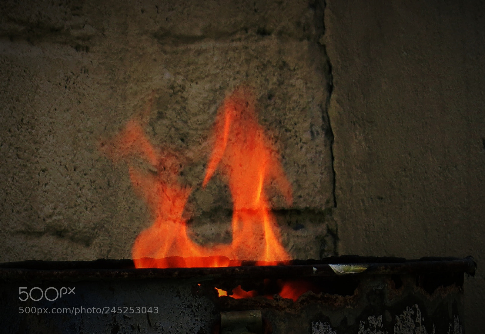 Canon PowerShot SX50 HS sample photo. Fire flames photography