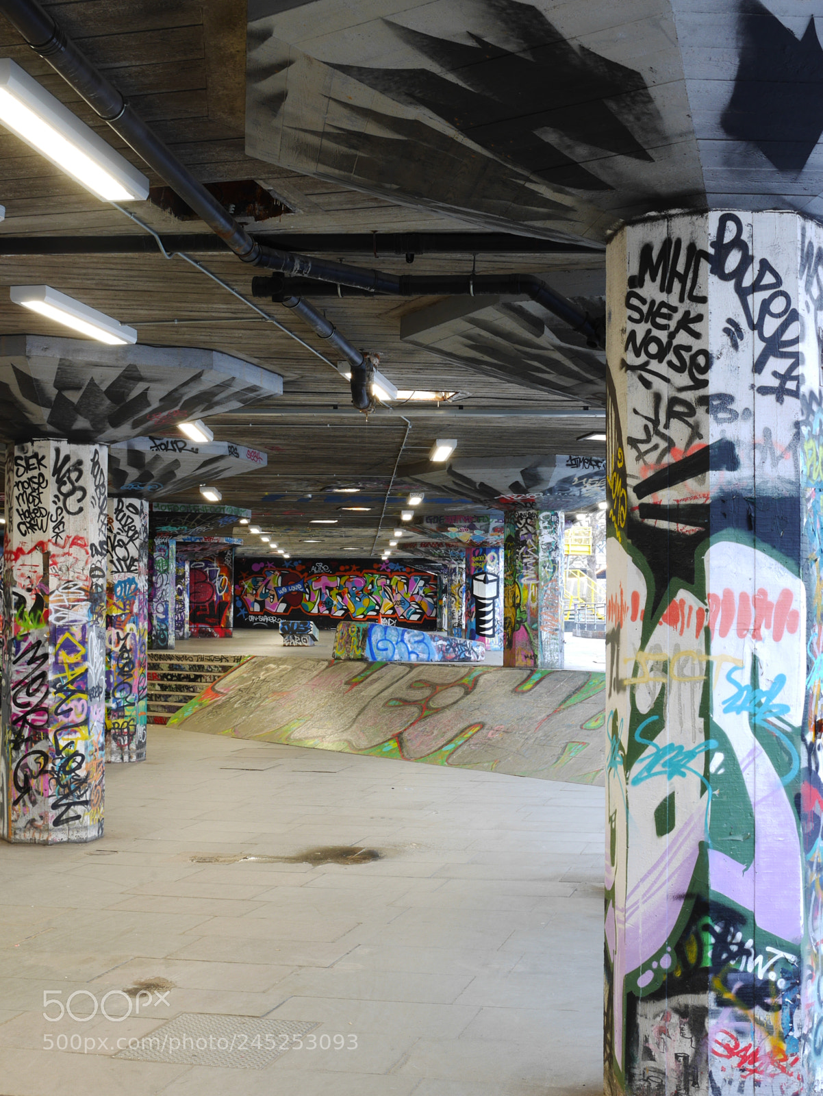 Panasonic Lumix DMC-GX7 sample photo. Skatepark or artwork? photography