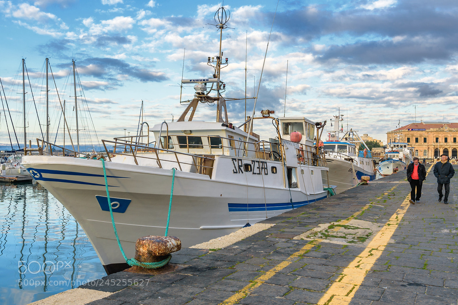 Nikon D750 sample photo. Fishing boats moored in photography