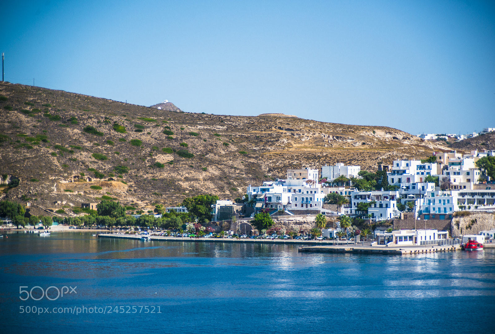 Nikon D800 sample photo. Arriving at milos, greece photography