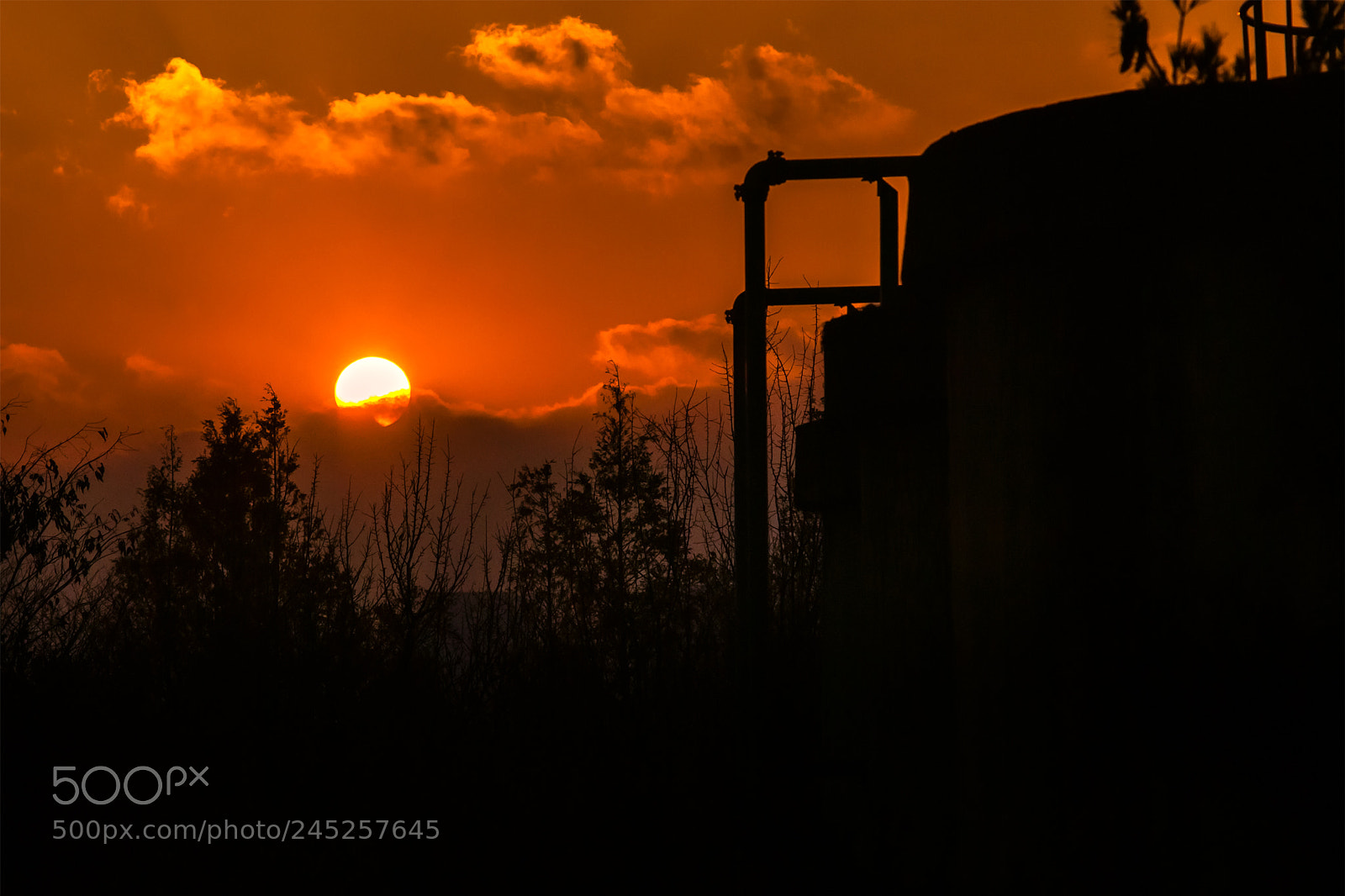 Nikon D200 sample photo. Winter sunrise photography