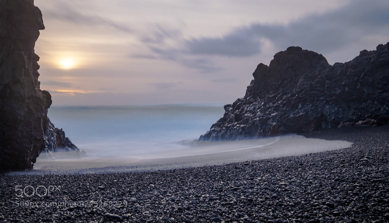 Fujifilm X-T20 sample photo. The beautiful black beach photography
