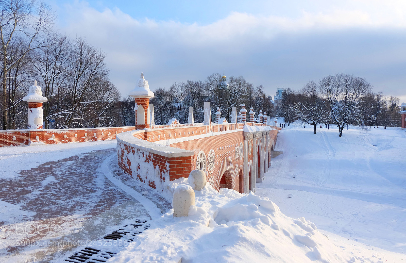 Fujifilm X-M1 sample photo. Bridge and snow photography