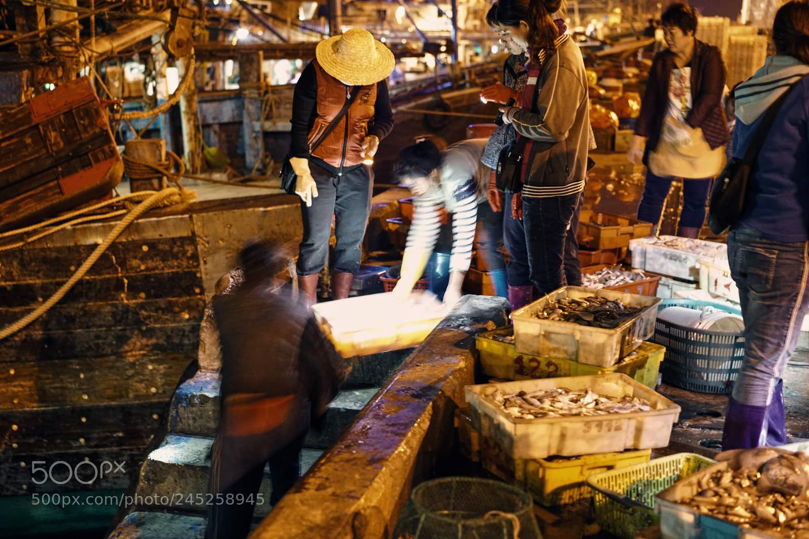 Sony a7R II sample photo. The central fishing port photography