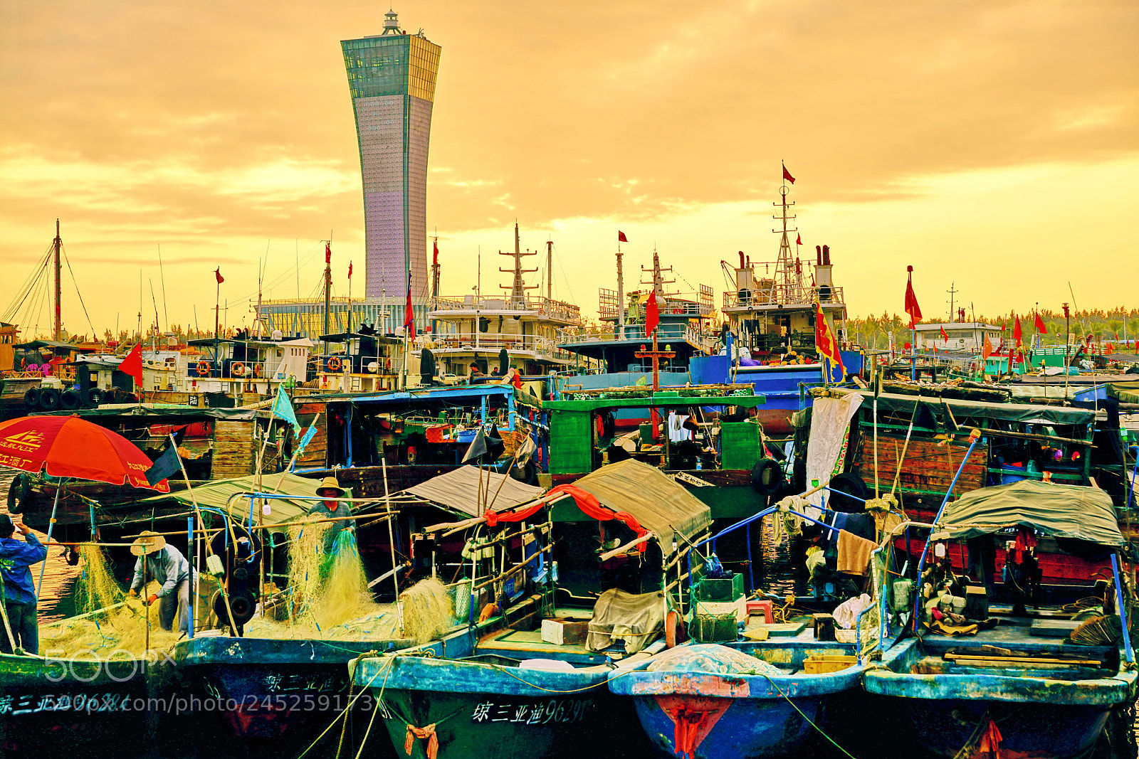 Sony a7R II sample photo. The central fishing port photography