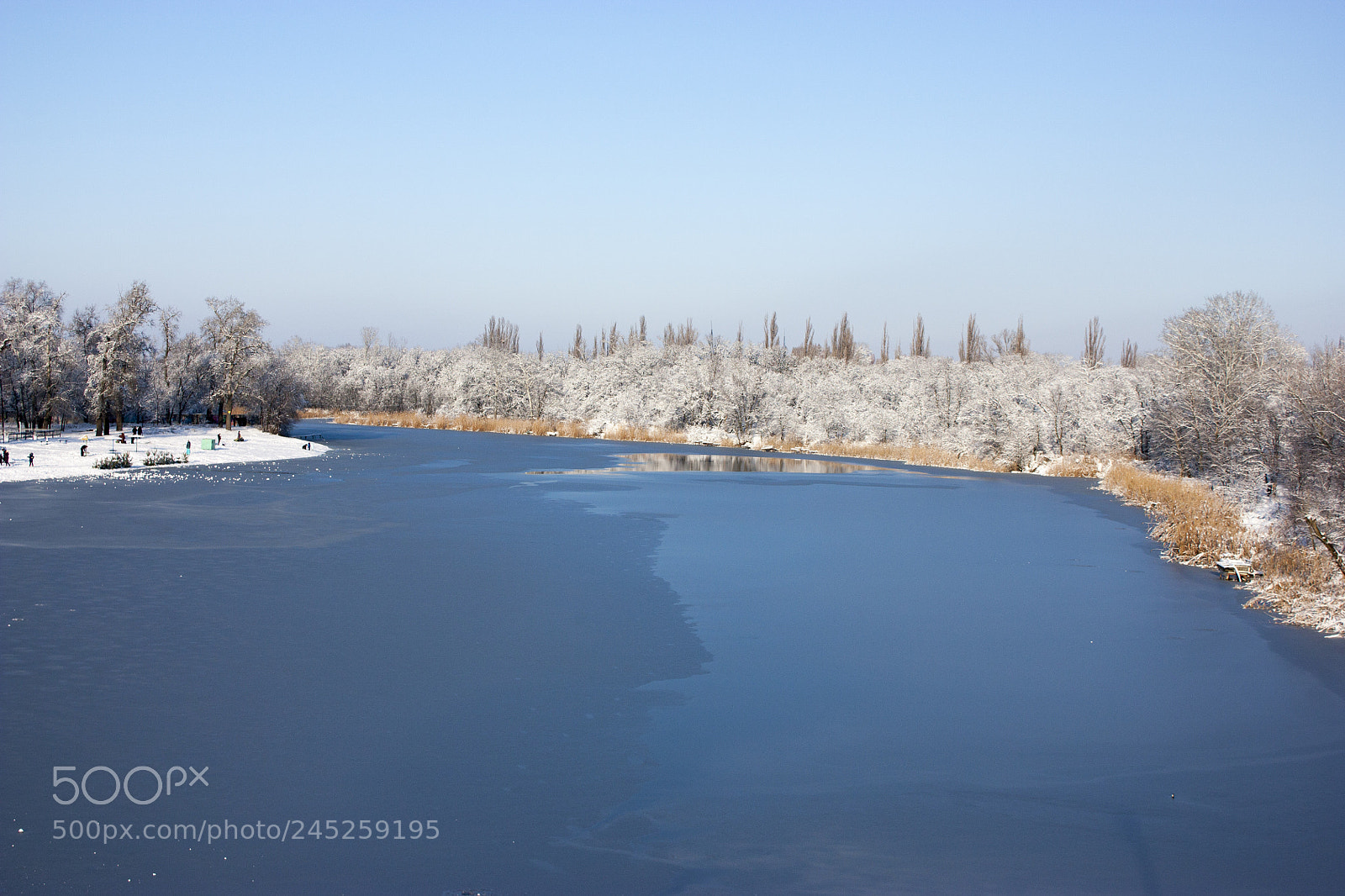 Canon EOS 450D (EOS Rebel XSi / EOS Kiss X2) sample photo. The river was covered photography