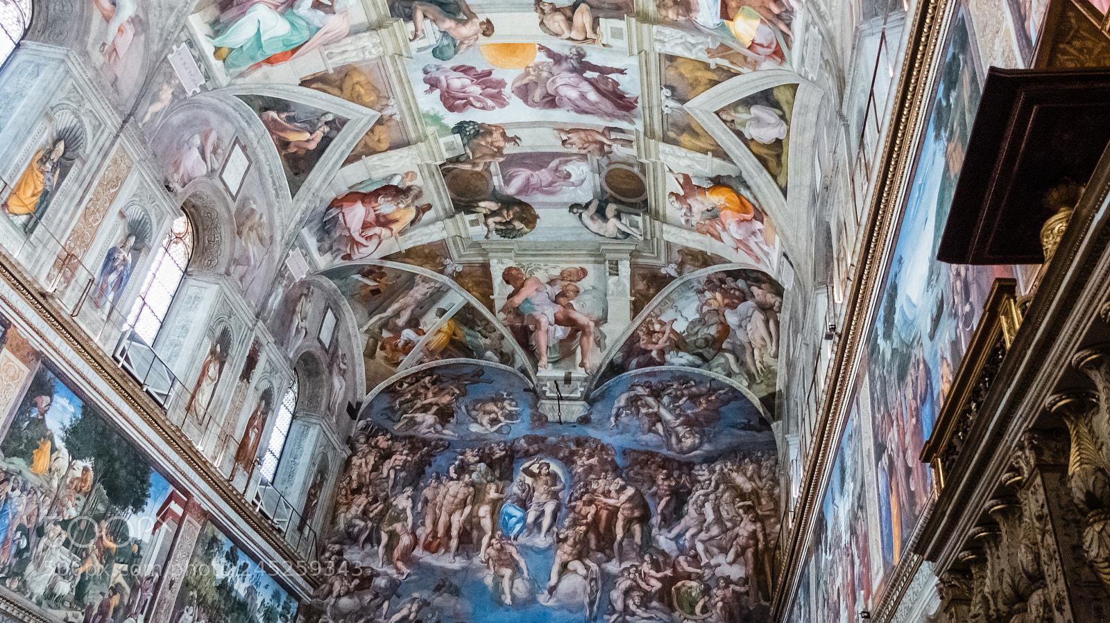 Panasonic Lumix DMC-FZ200 sample photo. Sistine chapel photography