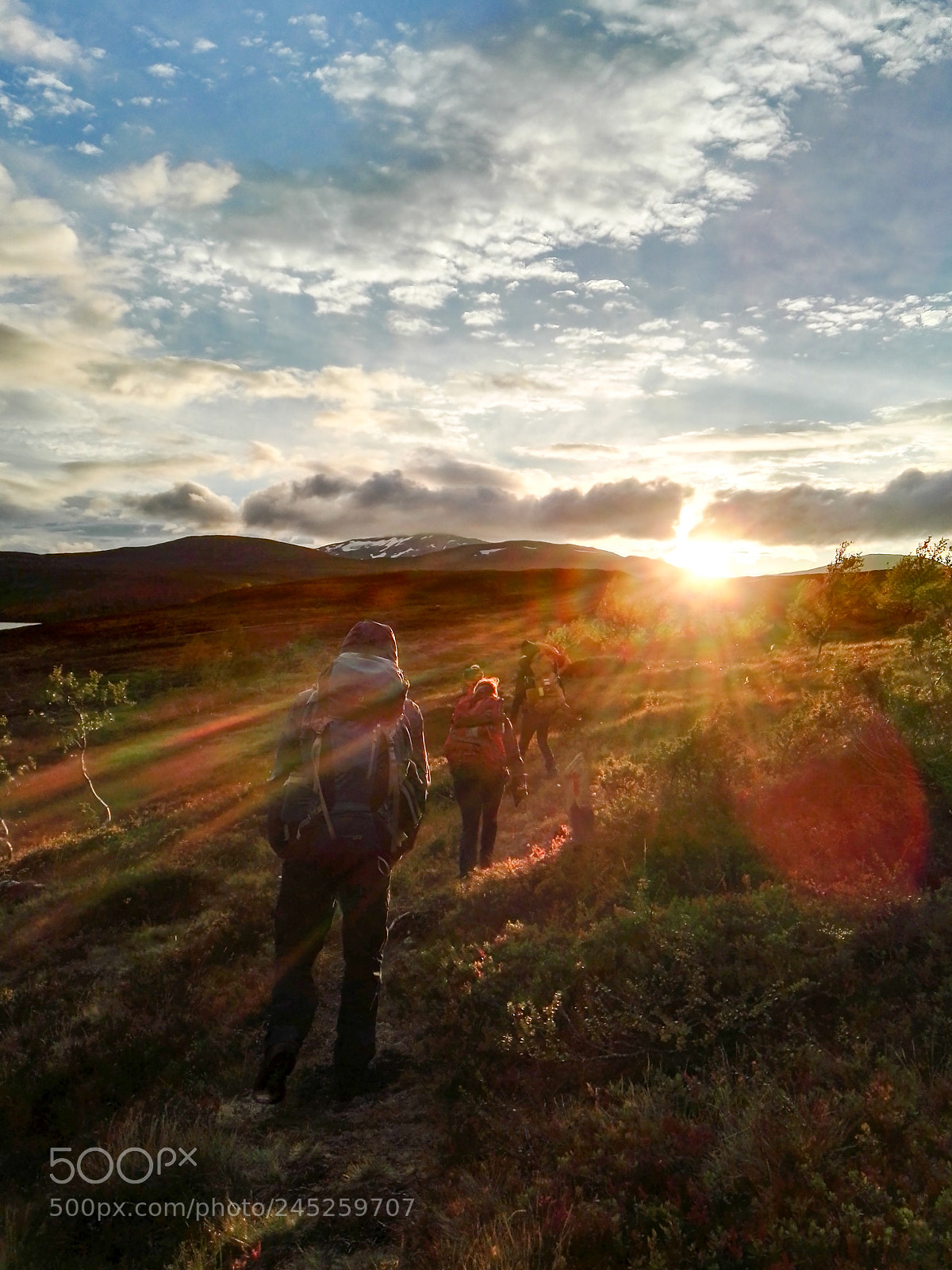 HUAWEI P8 sample photo. Sunset hiking photography