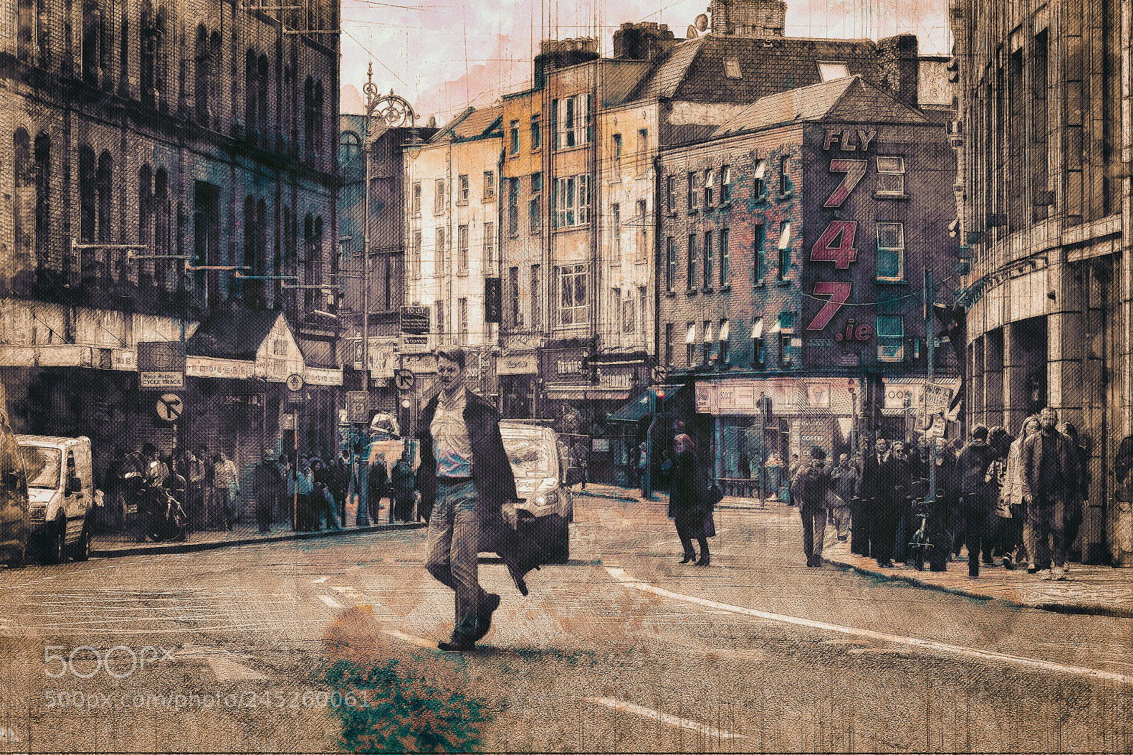 Nikon D7200 sample photo. Dublin painting photography
