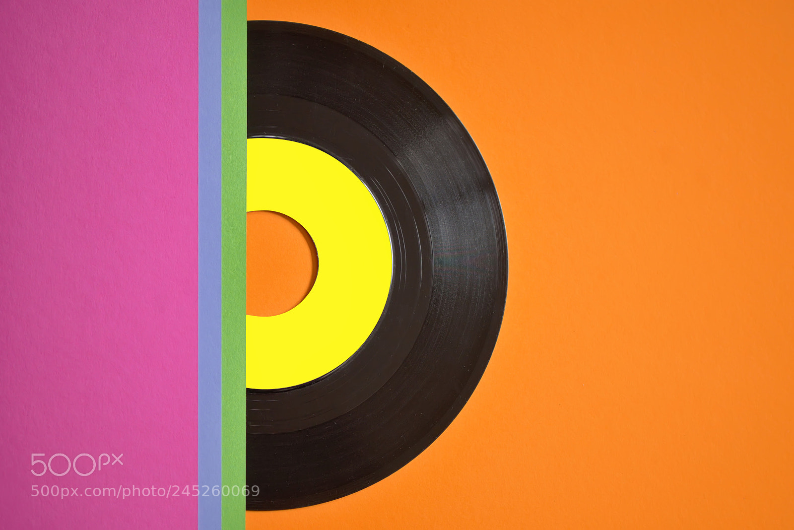 Nikon D610 sample photo. Template of vinyl cover photography