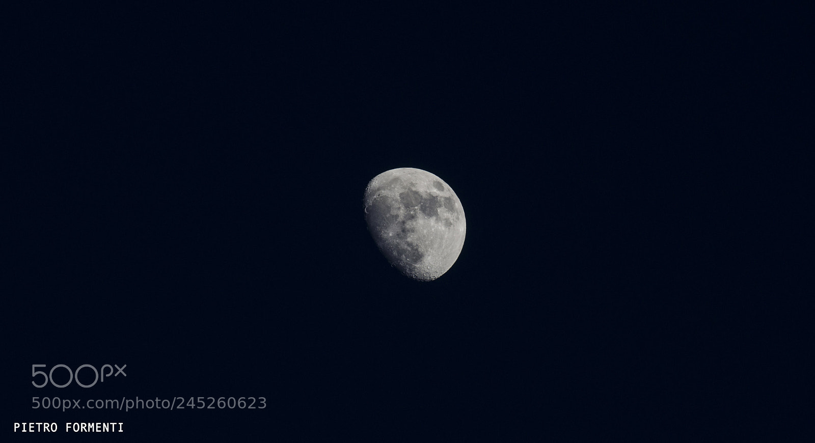 Nikon D5100 sample photo. Moon photography