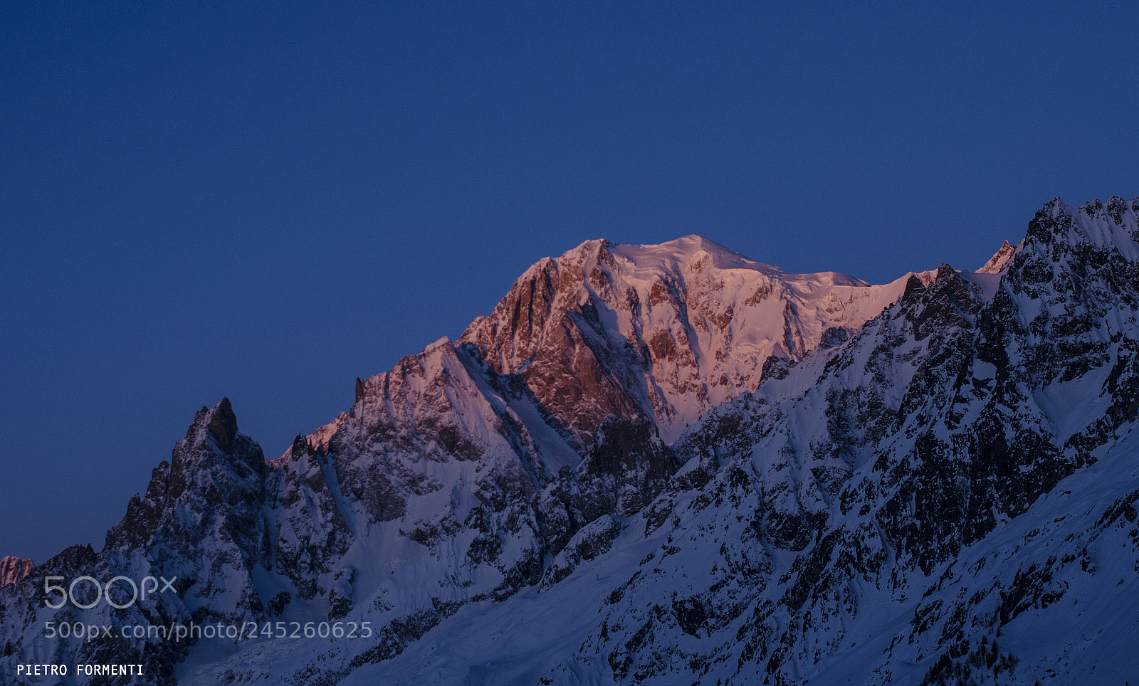 Nikon D5100 sample photo. Sunrise at mont blanc photography
