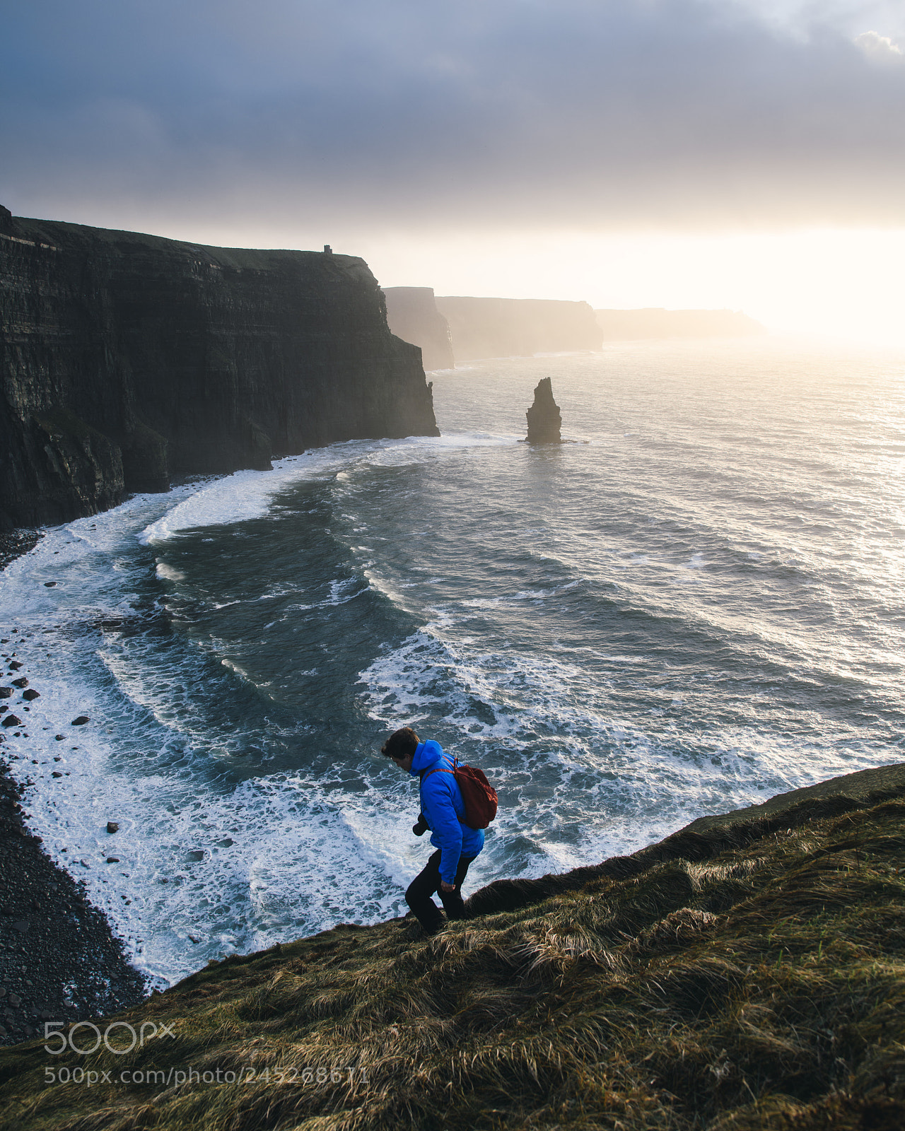 Nikon D850 sample photo. Sunset at cliffs of photography