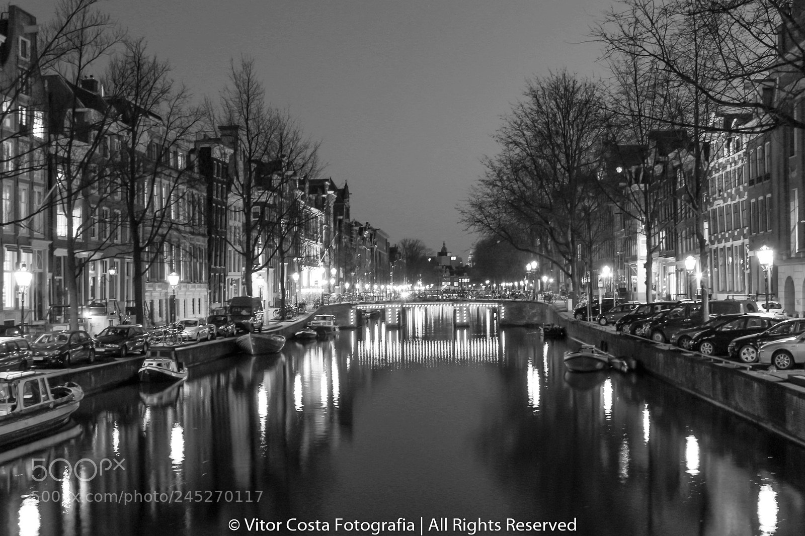 Canon EOS 650D (EOS Rebel T4i / EOS Kiss X6i) sample photo. Night falls on amsterdam photography