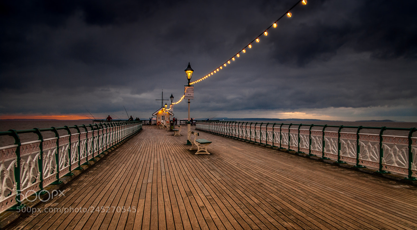Nikon D80 sample photo. Penarth-pier sunrise photography