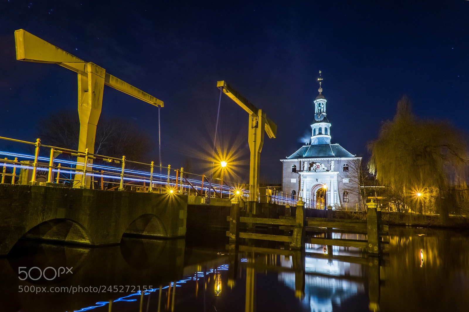 Sony Cyber-shot DSC-RX10 sample photo. Leiden by night photography
