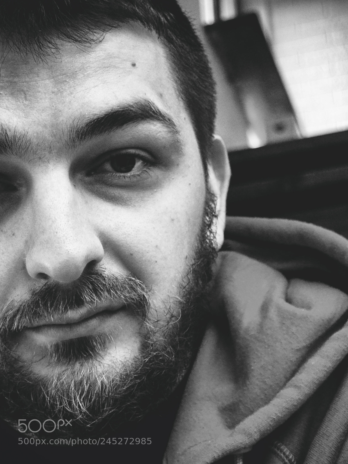 Nikon D7100 sample photo. My self in black photography