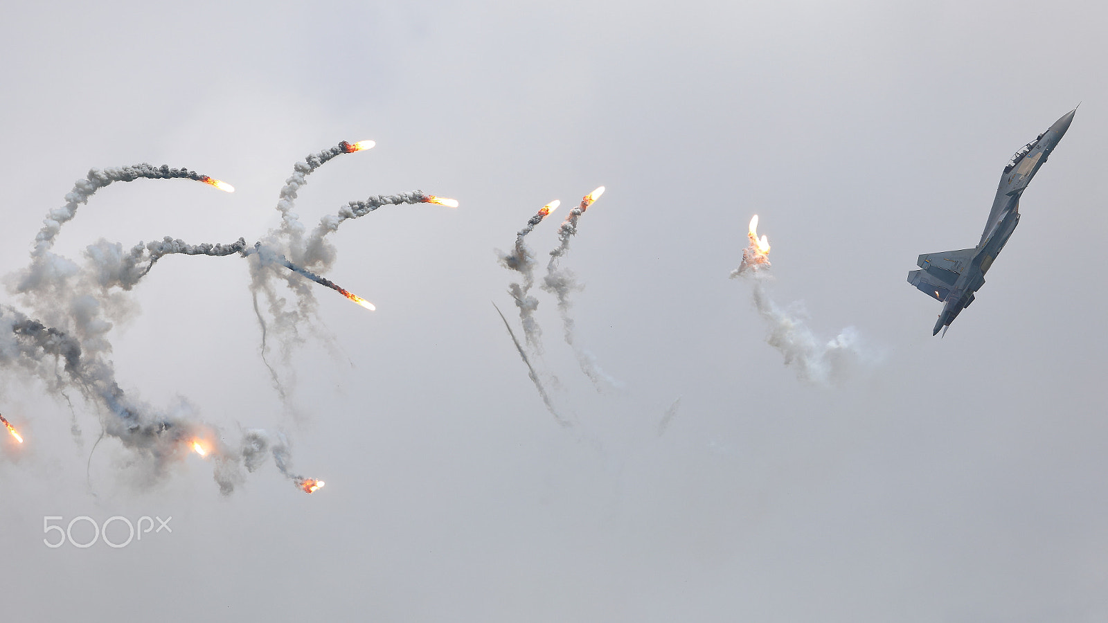 Canon EF 400mm F2.8L IS II USM sample photo. Aerial "dance" with sukhoi su30mkm photography