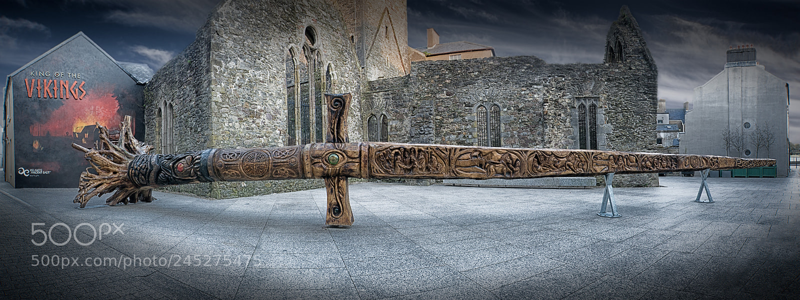 Nikon D7100 sample photo. Viking sword panoramic photography