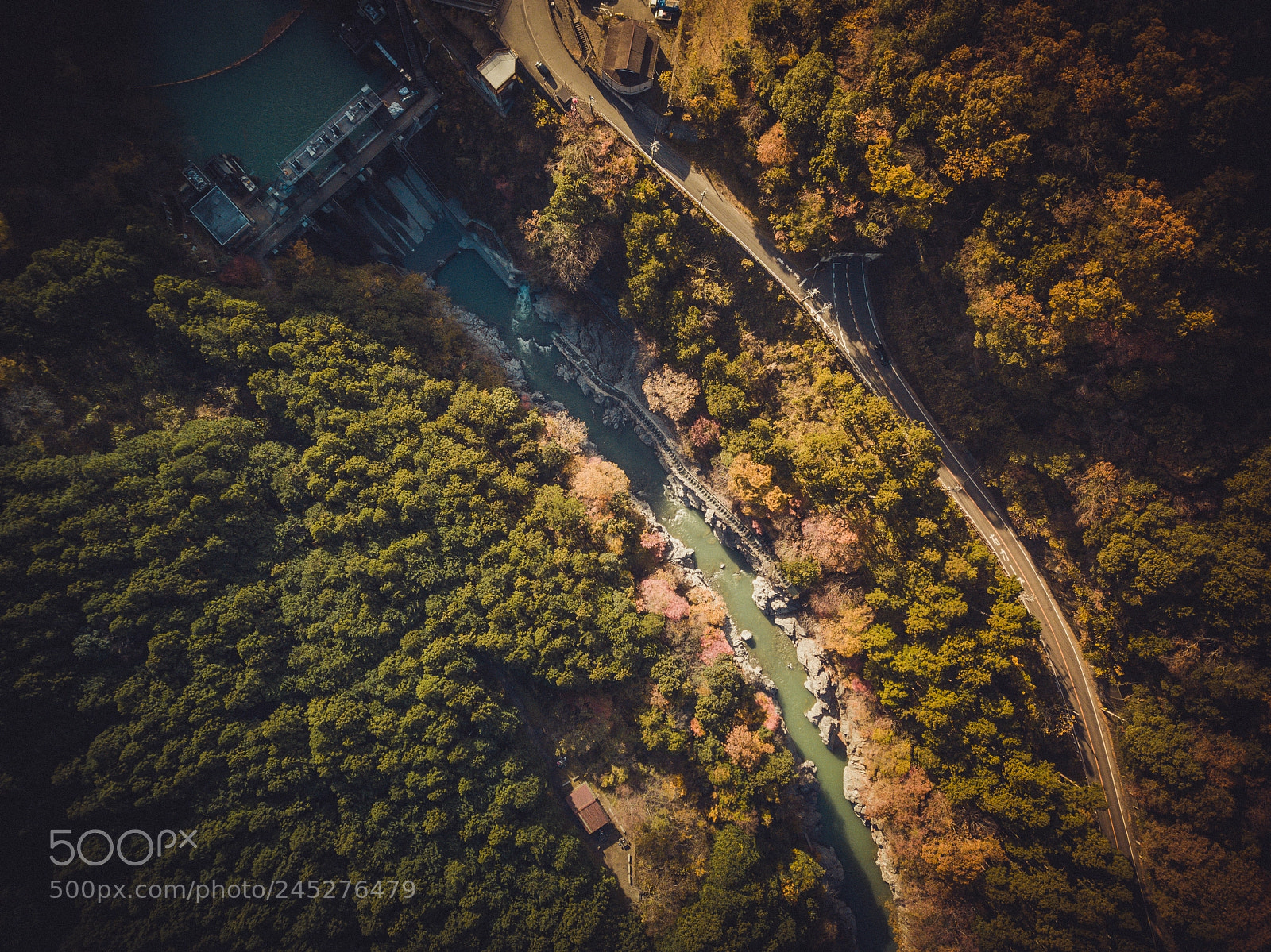 DJI FC220 sample photo. Oku-tama tokyo photography