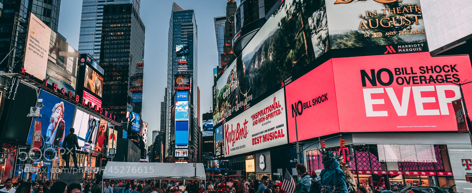 Nikon D5500 sample photo. Times square photography