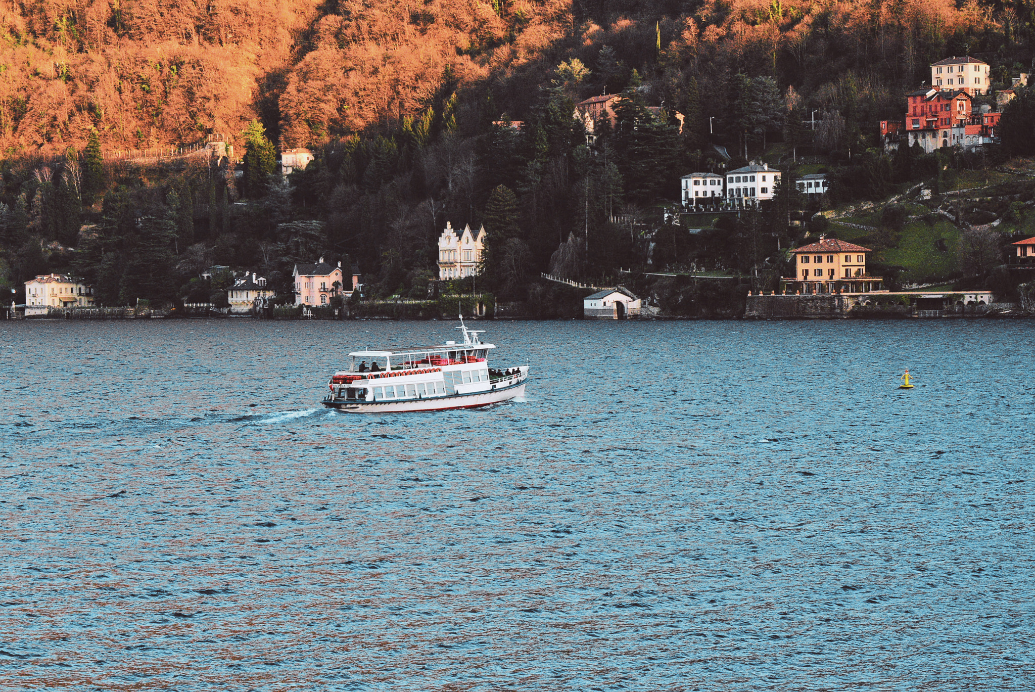Nikon D7100 sample photo. Como lake boat photography