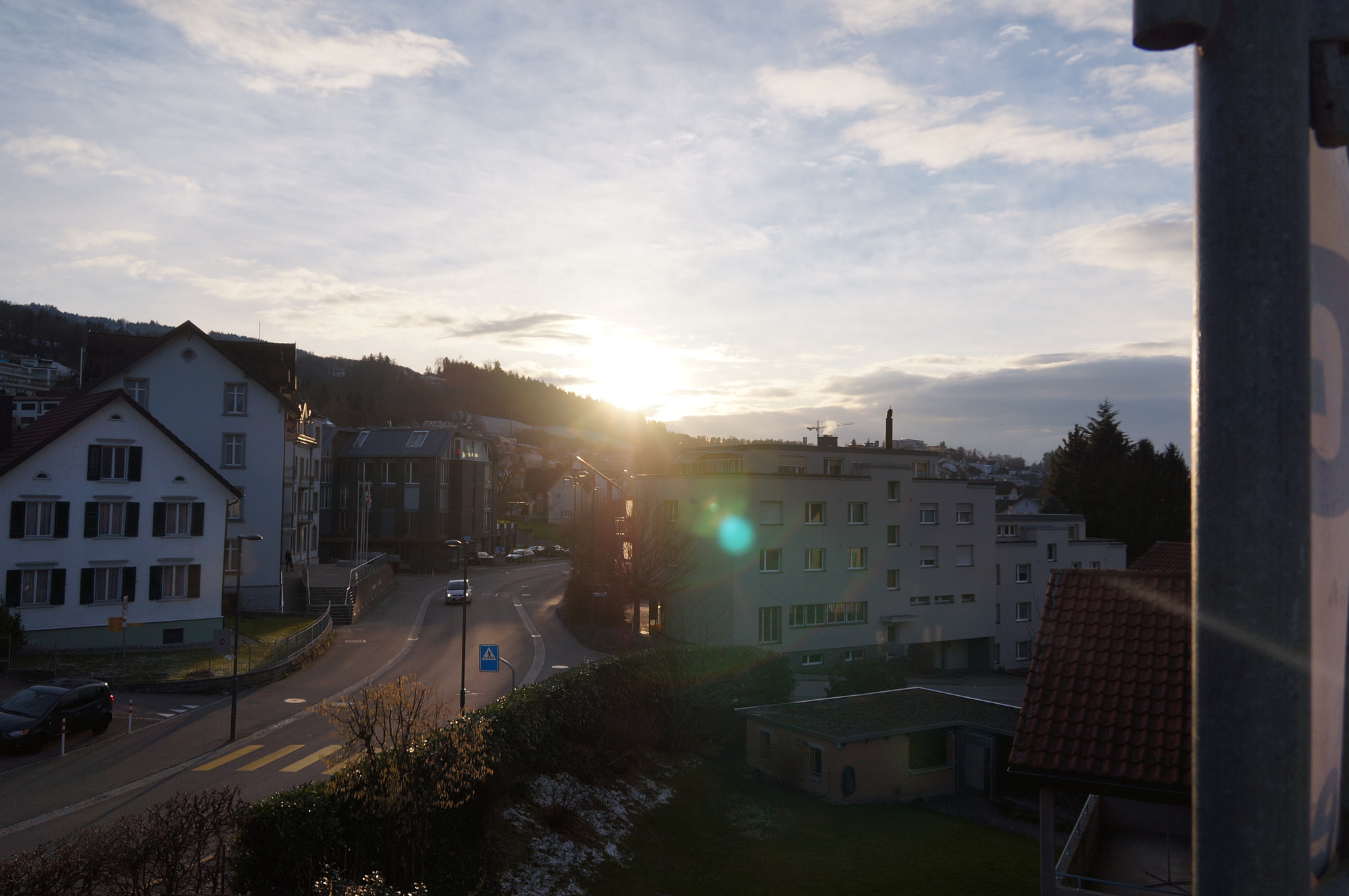 Sony NEX-VG20E sample photo. Rooftop sunset photography