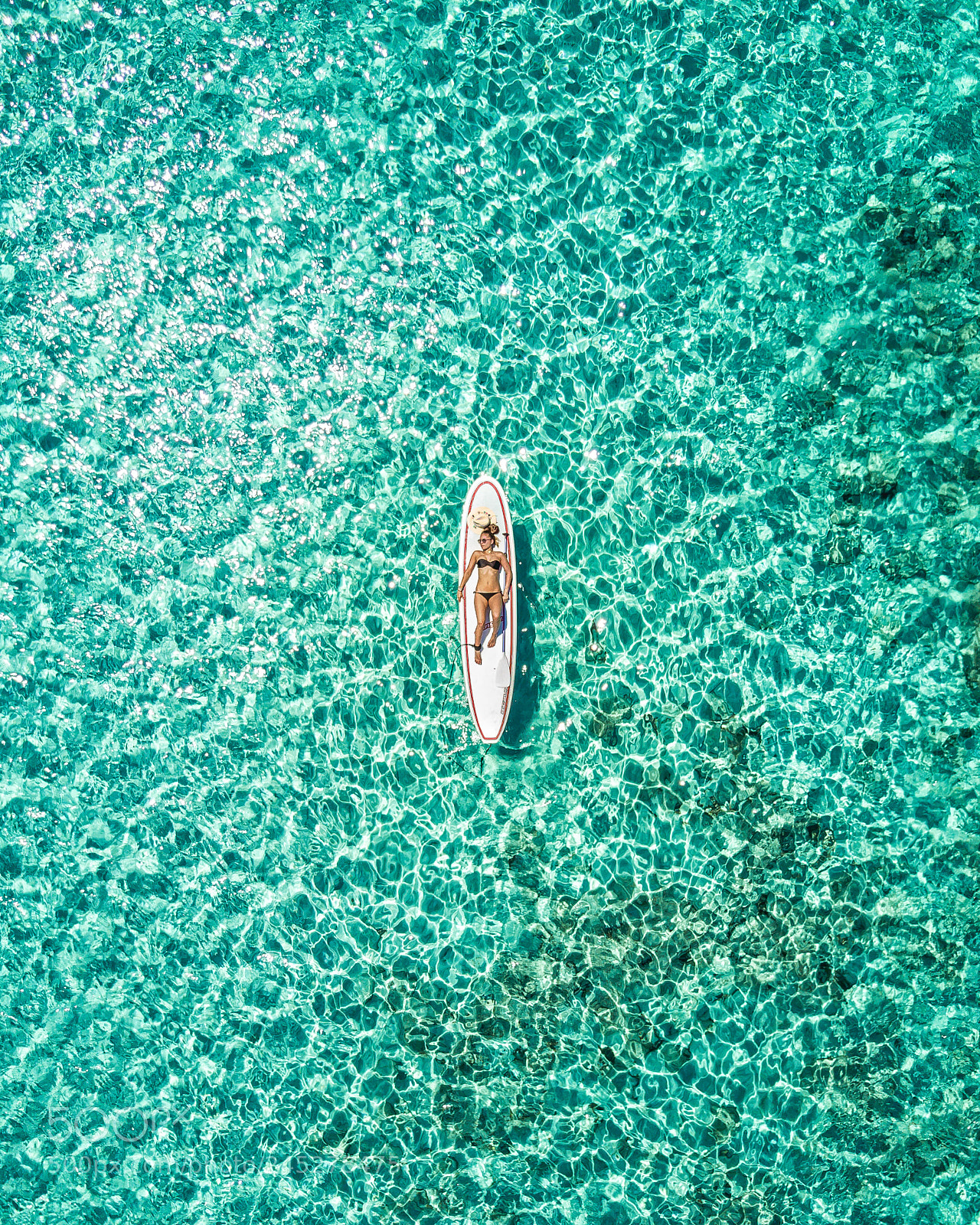 DJI FC220 sample photo. Paddle in paradise photography