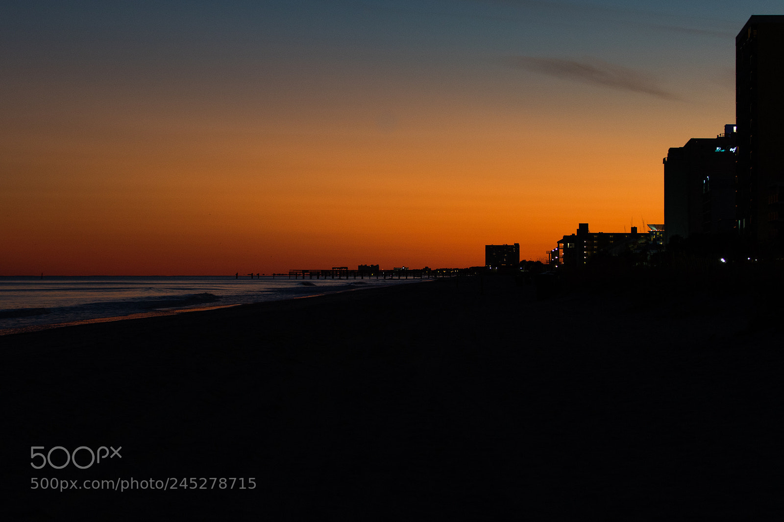 Canon EOS 7D Mark II sample photo. Myrtle beach sunset photography