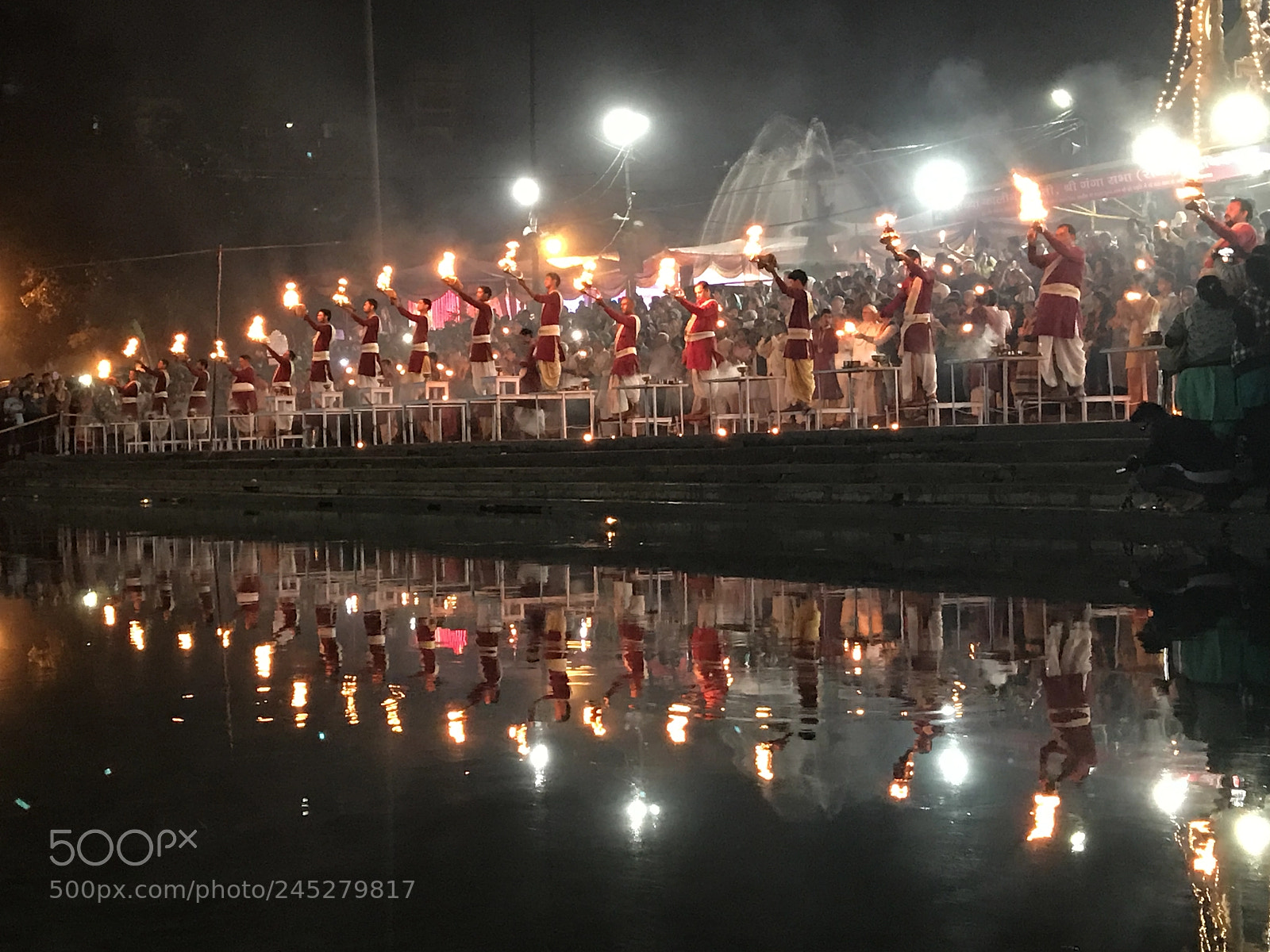 Apple iPhone 7 sample photo. Evening ceremony at ganges photography