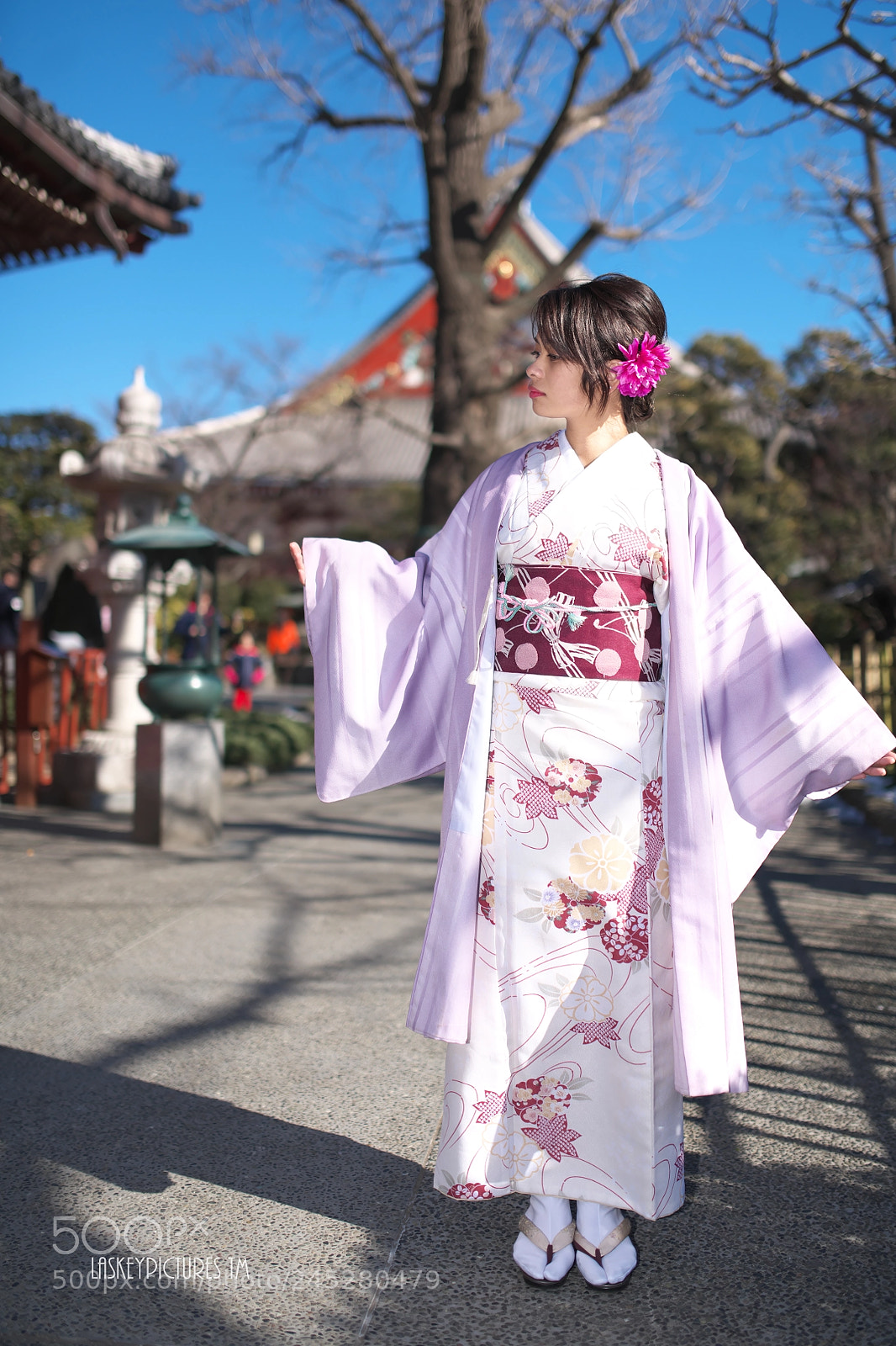 Nikon D850 sample photo. Kimono portrait photography