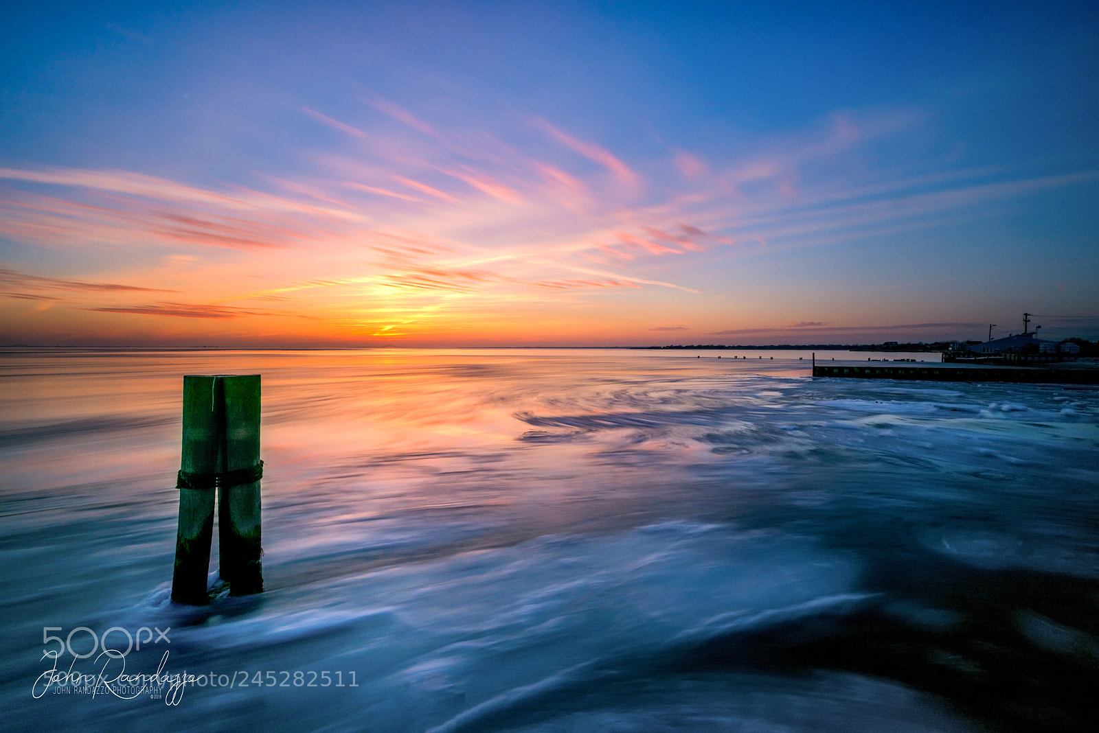 Nikon D810 sample photo. Flowing water ice sunset photography