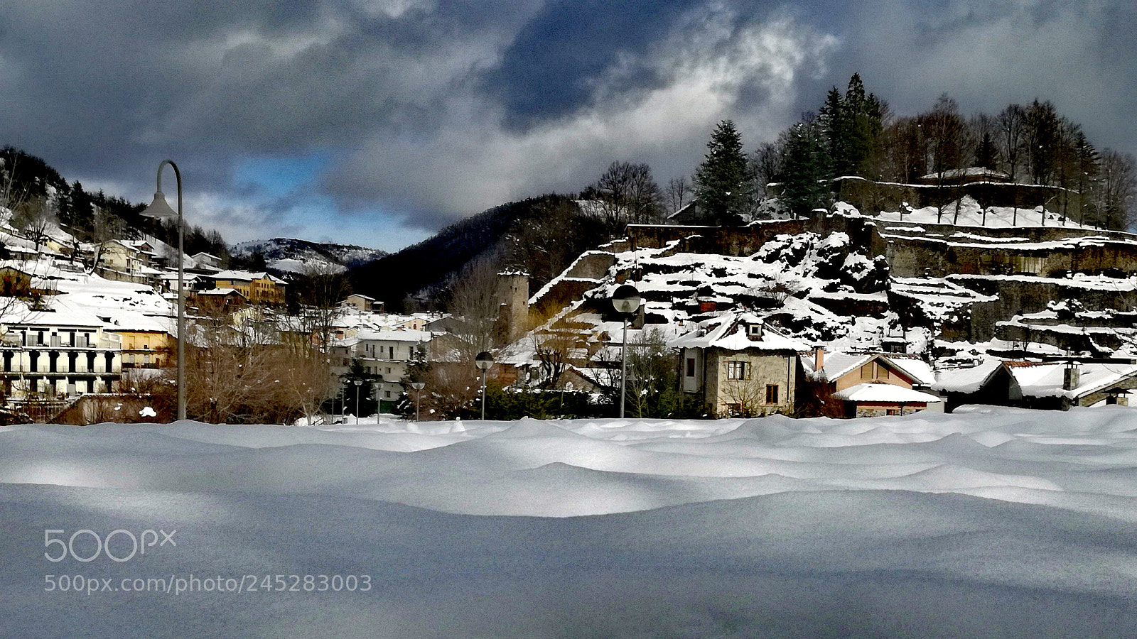 HUAWEI P9 LITE sample photo. Un mar de nieve photography
