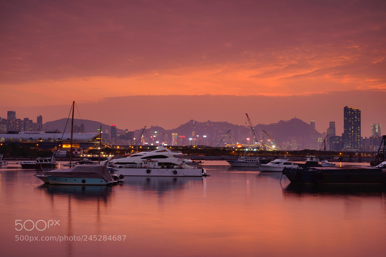Sony a7 sample photo. Dusk color photography