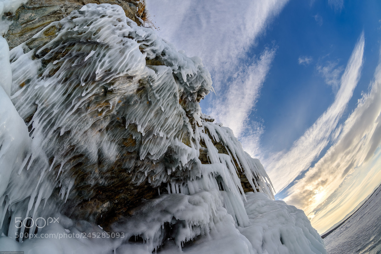 Nikon D800 sample photo. Lake baikal at winter photography