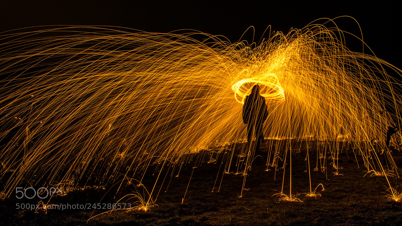 Nikon D3400 sample photo. Fire rain photography