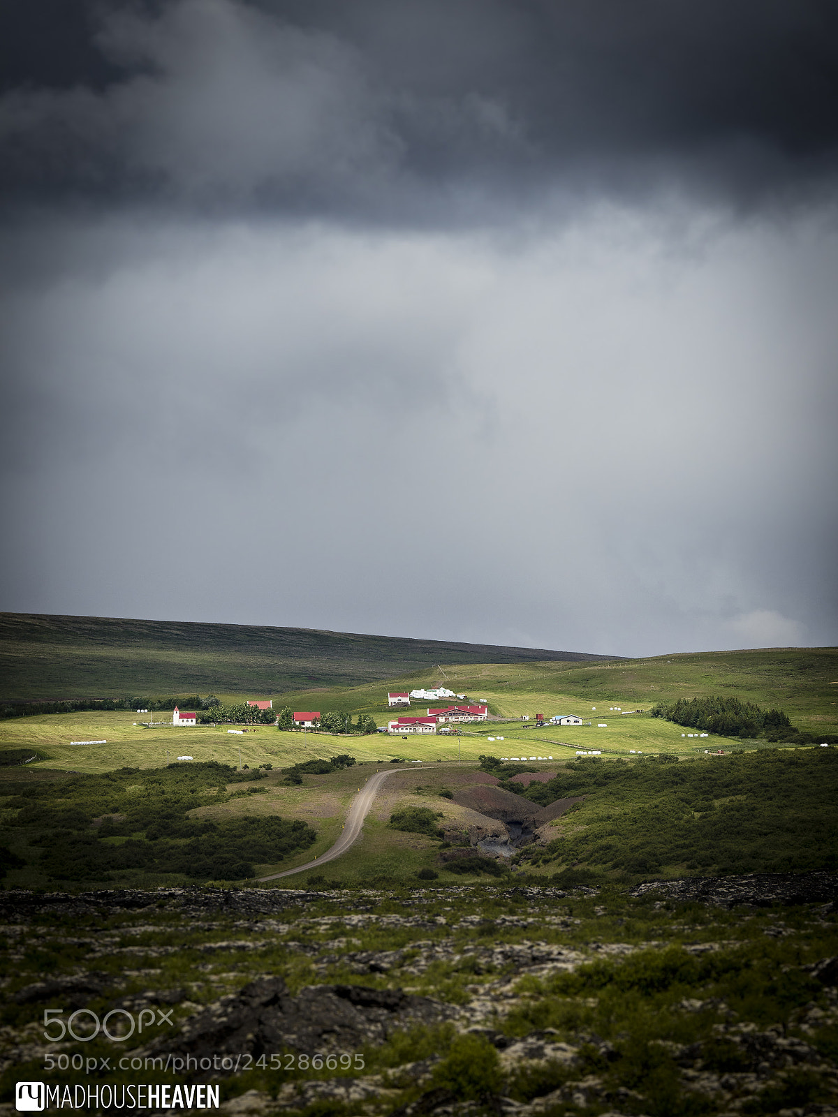 Olympus OM-D E-M1 Mark II sample photo. A miniature above hraunfossar photography