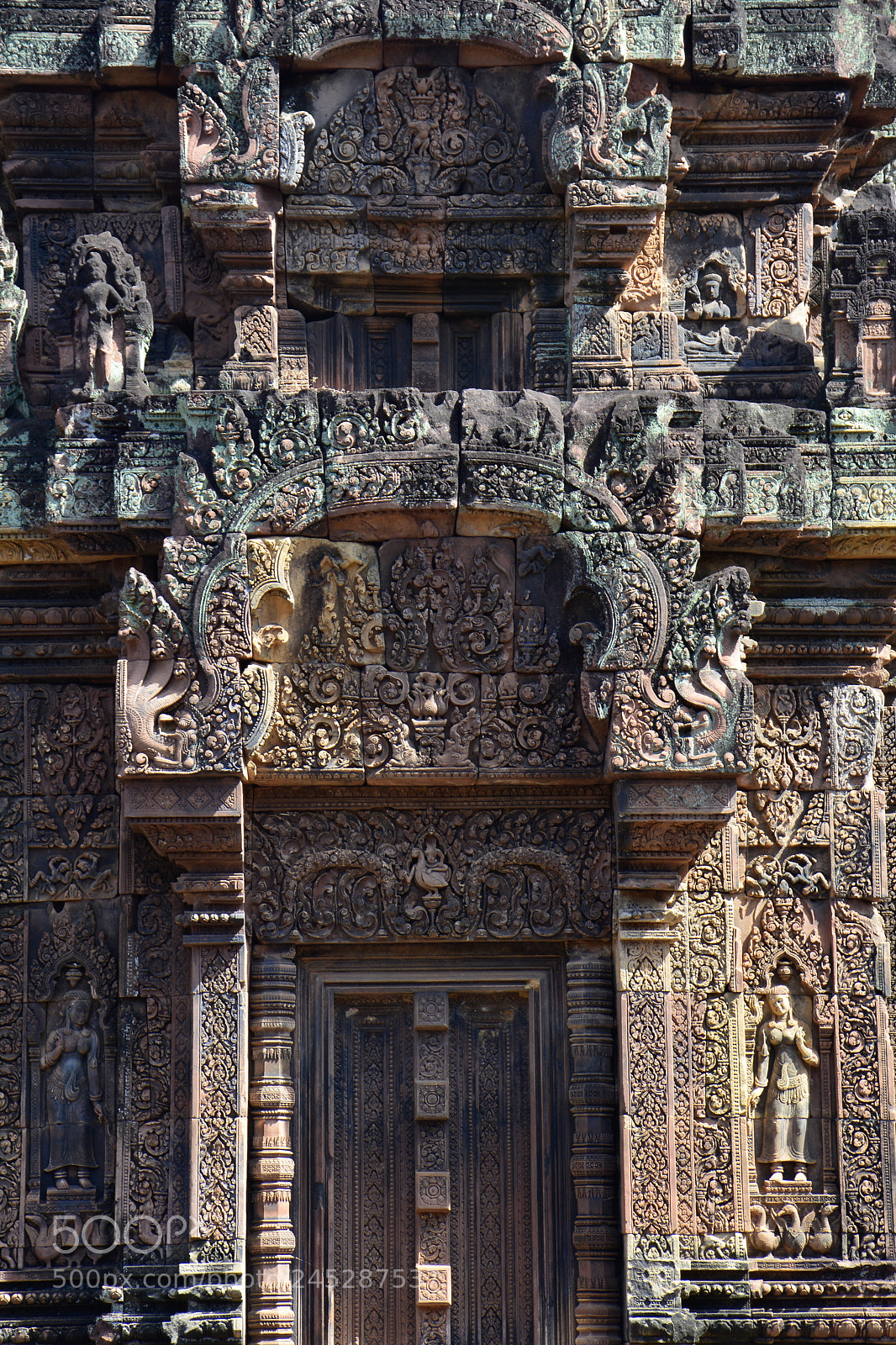 Nikon D7100 sample photo. Detail, banteay srey temple photography