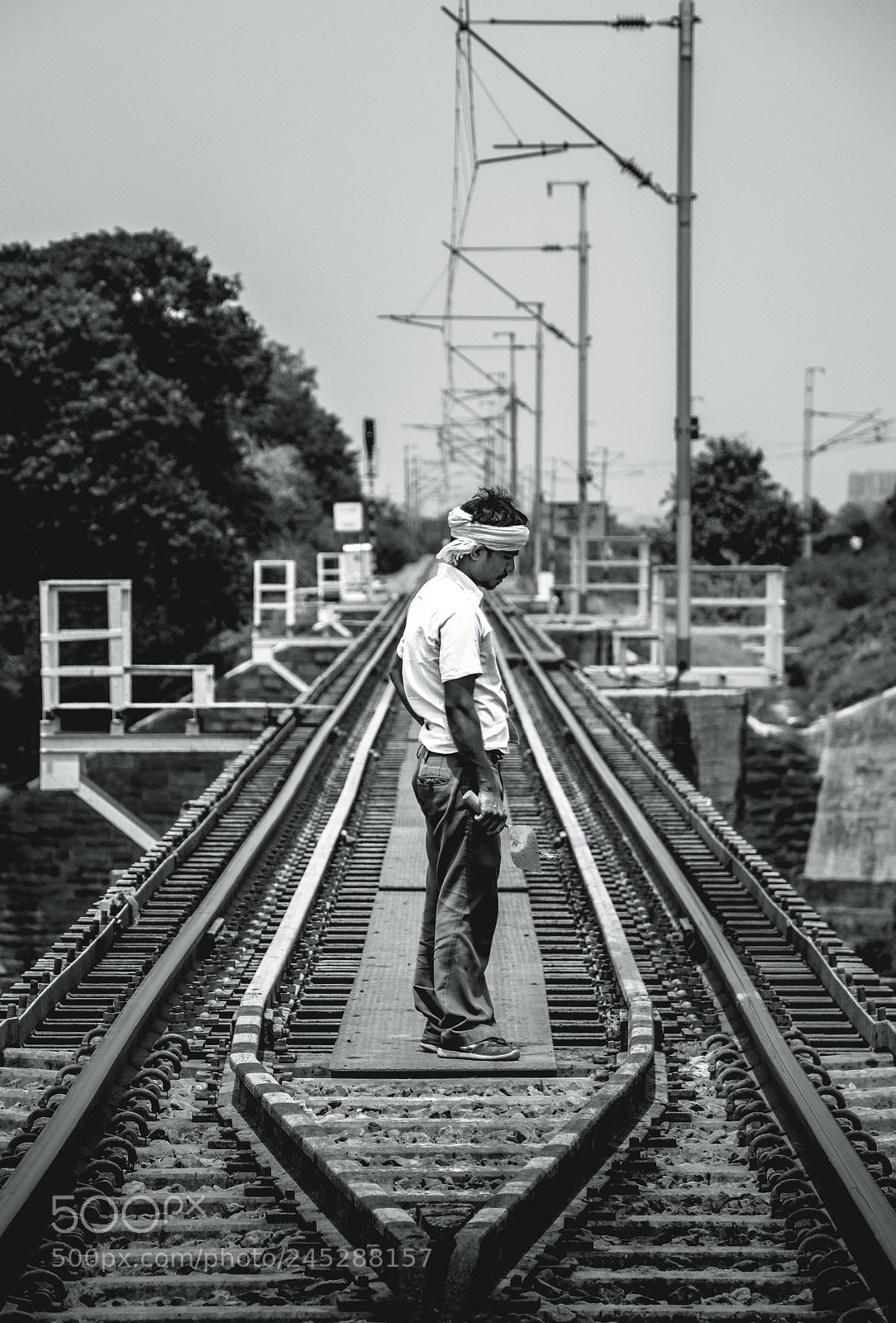 Nikon D5500 sample photo. On the rail photography