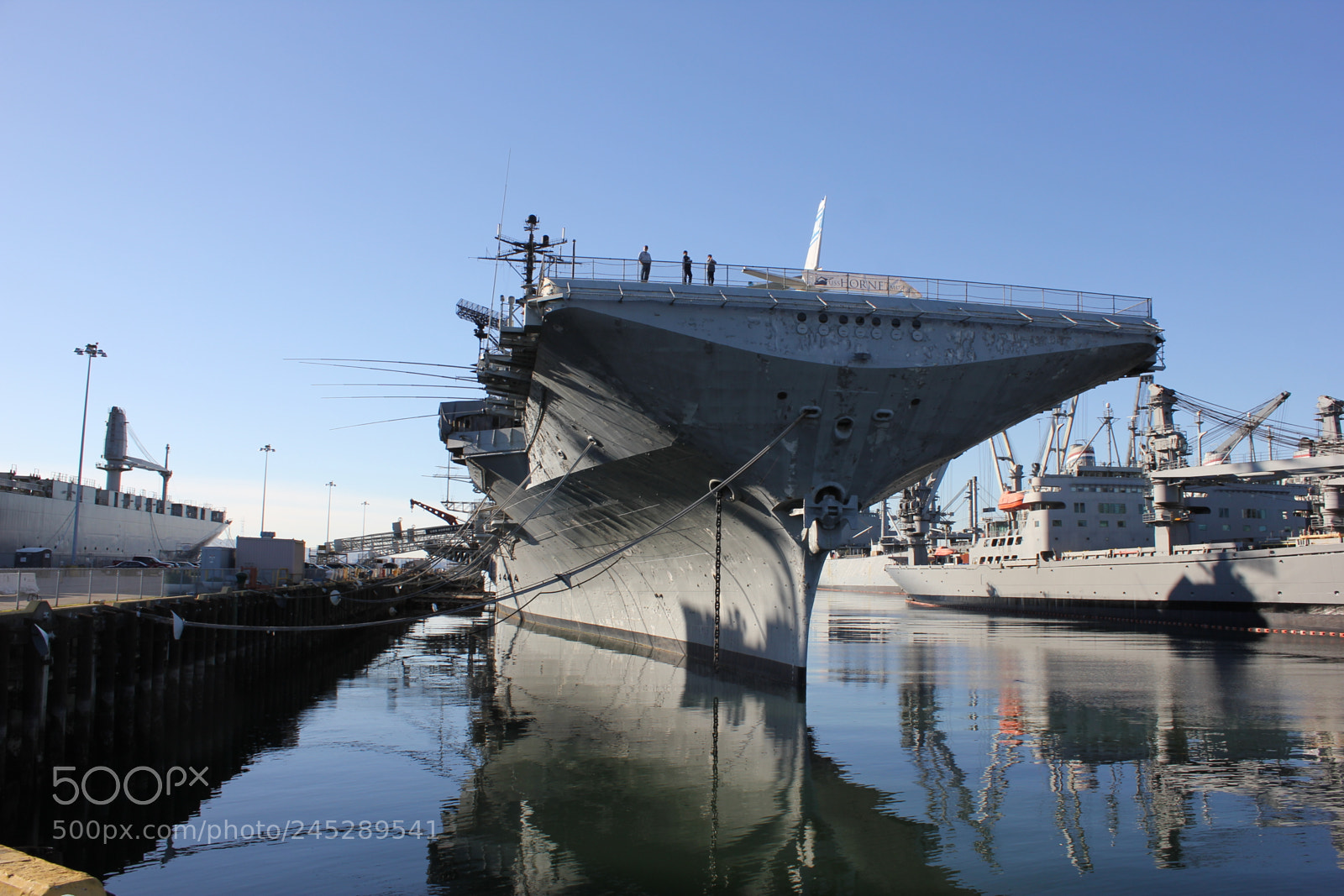 Canon EF-S 18-55mm F3.5-5.6 IS sample photo. Uss hornet oakland california photography