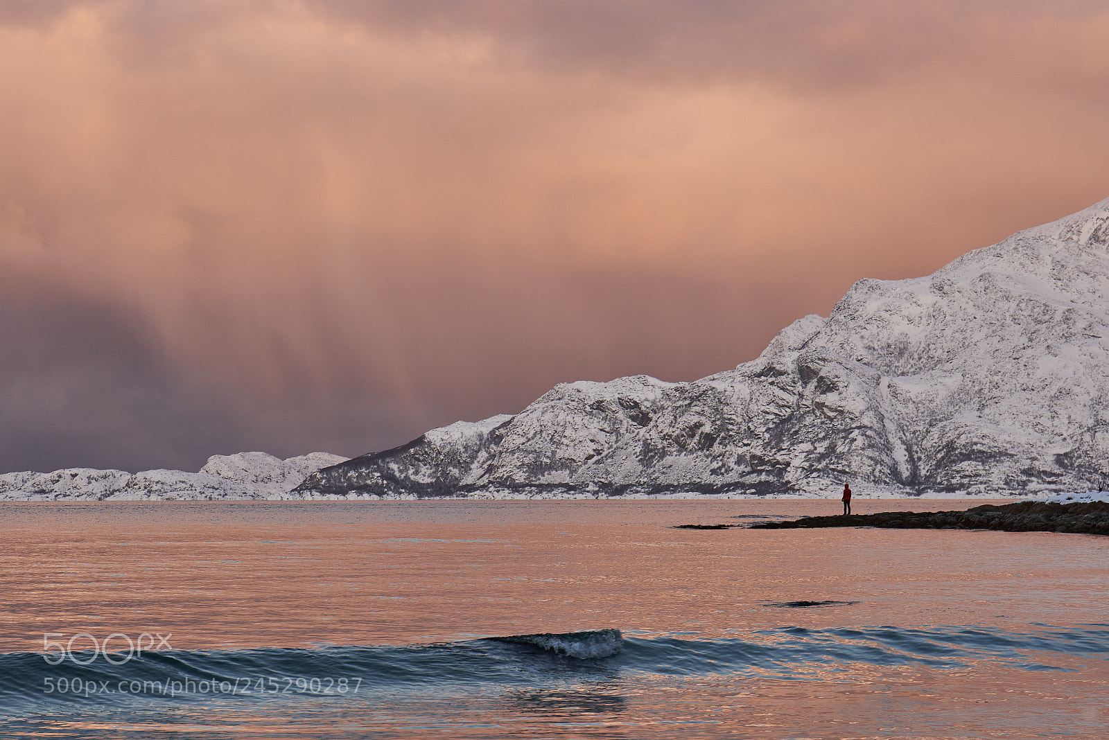 Sony a7R III sample photo. Storm on grotfjord photography
