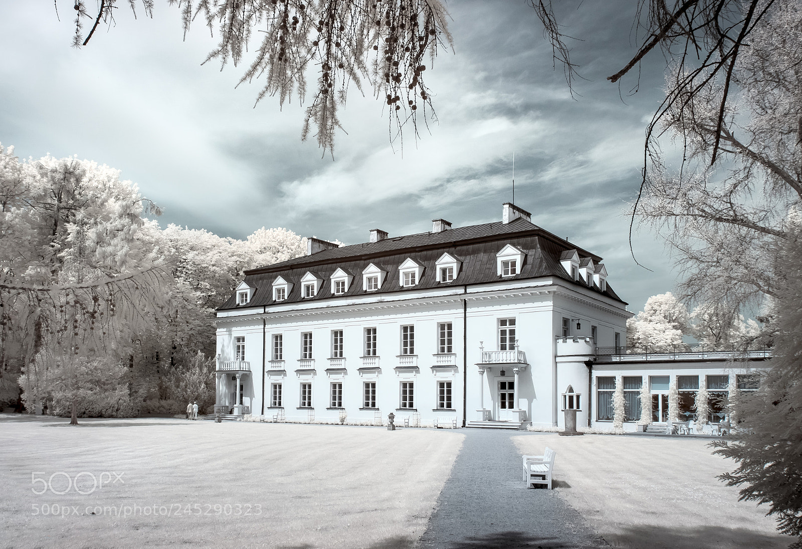 Canon EOS 50D sample photo. Palace in radziejowice park photography