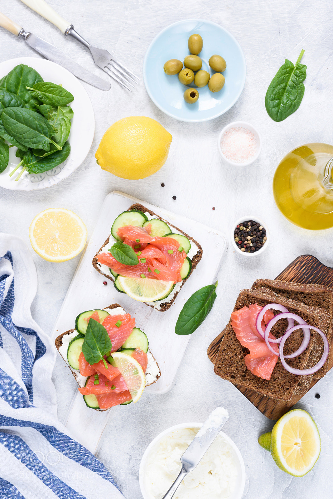 Nikon D810 sample photo. Toast sandwiches with salmon photography