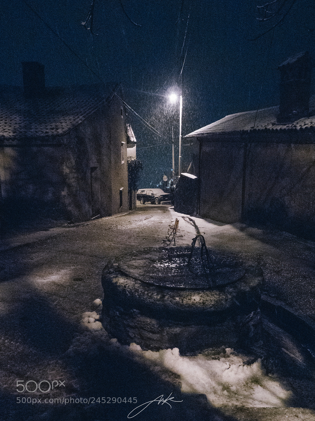 Canon PowerShot G16 sample photo. Night winter scene photography